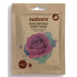 Natura Maschera in Tessuto Infusa di Rosa (22ml)