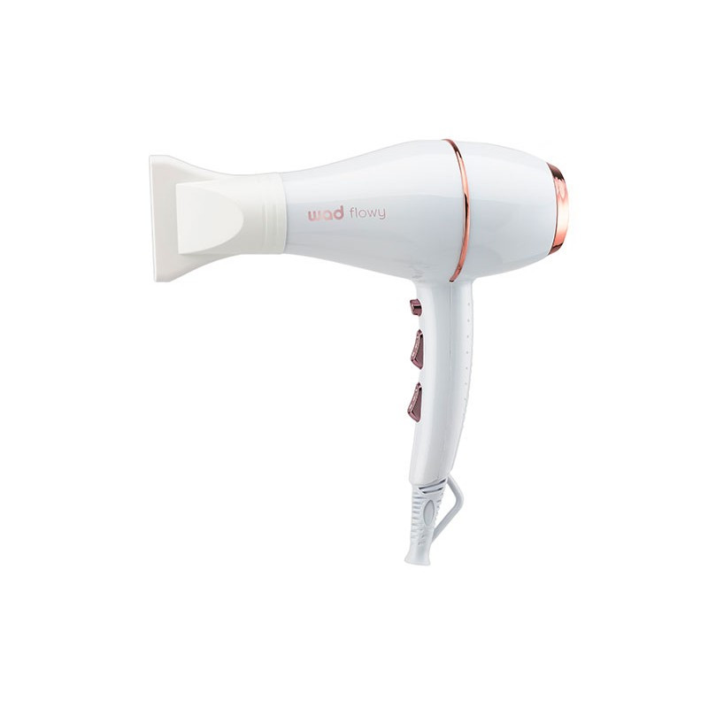 Wad Professionale Bellezza Asciugacapelli Fluido Bianco