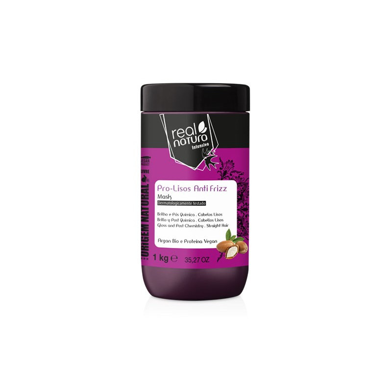 Real Natura Pro-Lisos Anti Crespo Maschera all'Argan (1Kg)