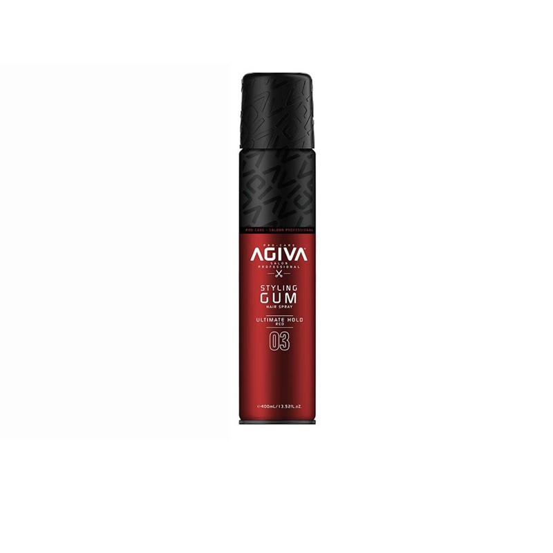 Agiva Lacca per Capelli Gomma Modellante Ultimated Hold Rosso (400ml)