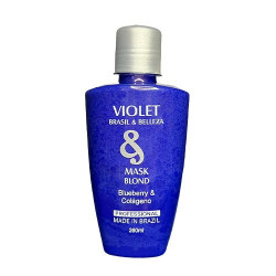 Brasil & Belleza Maschera Bionda al Mirtillo Violetto e Collagene (260ml)