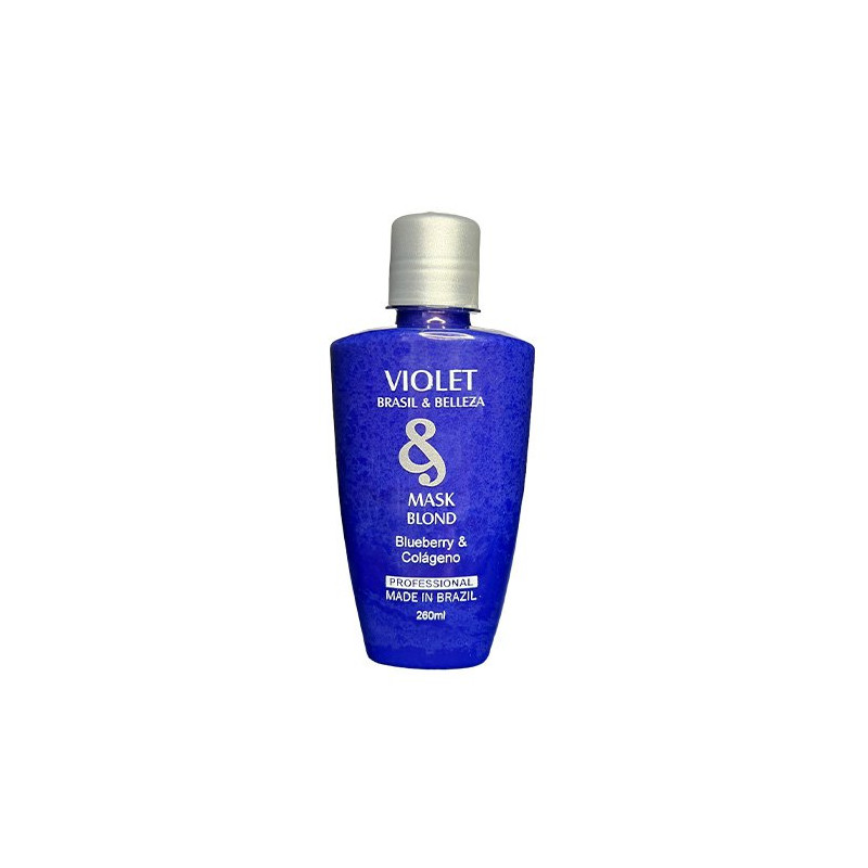Brasil & Belleza Maschera Bionda al Mirtillo Violetto e Collagene (260ml)