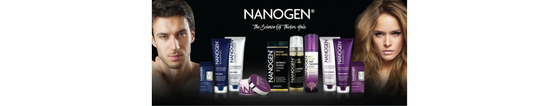 Catalogo di Nanogen di nanofibre per capelli